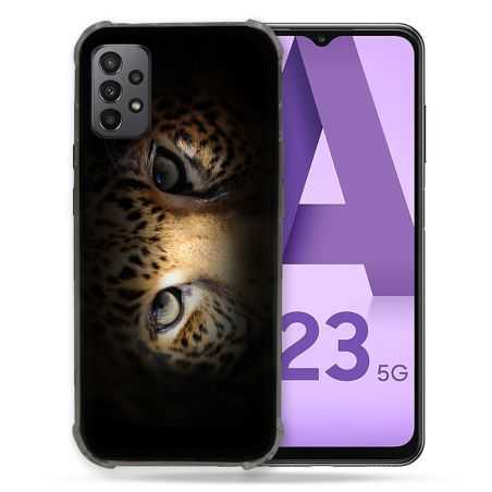 Coque Pour Samsung Galaxy A23 5G Animal Leopard Yeux