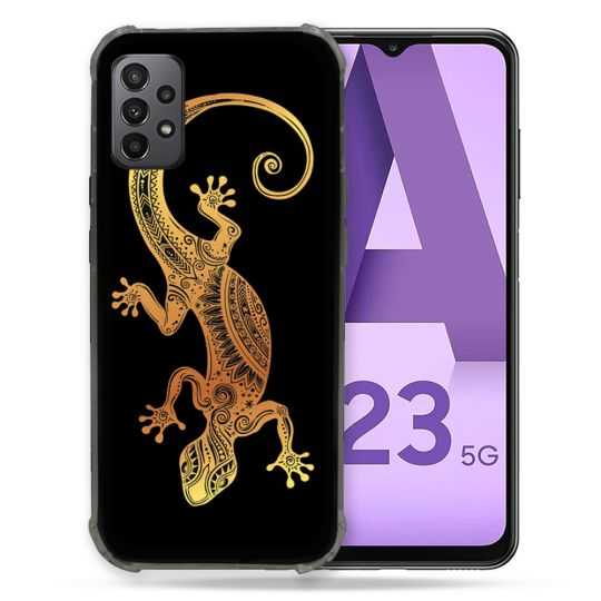 Coque Pour Samsung Galaxy A23 5G Animal Lezard Noir