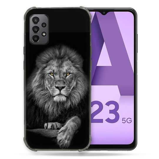 Coque Pour Samsung Galaxy A23 5G Animal Lion Majestueux