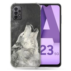 Coque Pour Samsung Galaxy A23 5G Animal Loup Hurlement