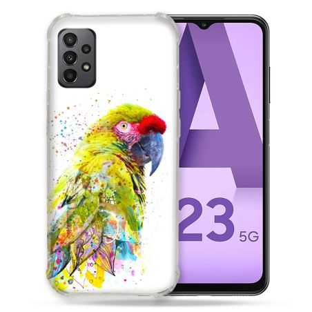 Coque Pour Samsung Galaxy A23 5G Animal Perroquet Jaune