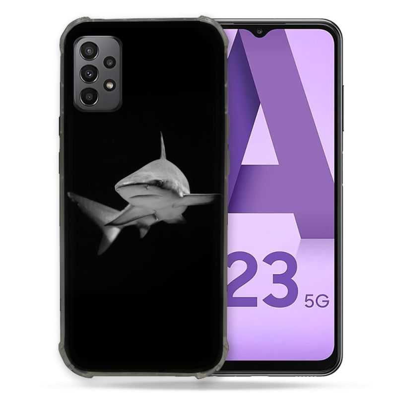 Coque Pour Samsung Galaxy A23 5G Animal Requin Sombre