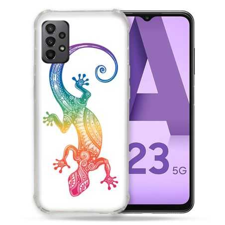Coque Pour Samsung Galaxy A23 5G Animal Salamandre Color