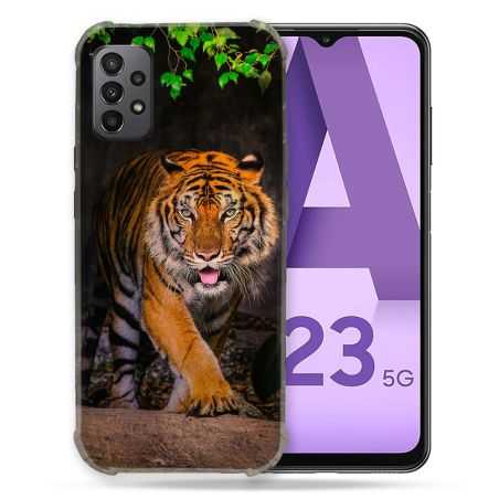 Coque Pour Samsung Galaxy A23 5G Animal Tigre Jungle