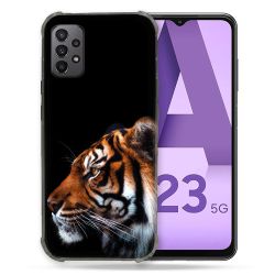 Coque Pour Samsung Galaxy A23 5G Animal Tigre Noir