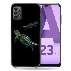 Coque Pour Samsung Galaxy A23 5G Animal Tortue Noire multicolore