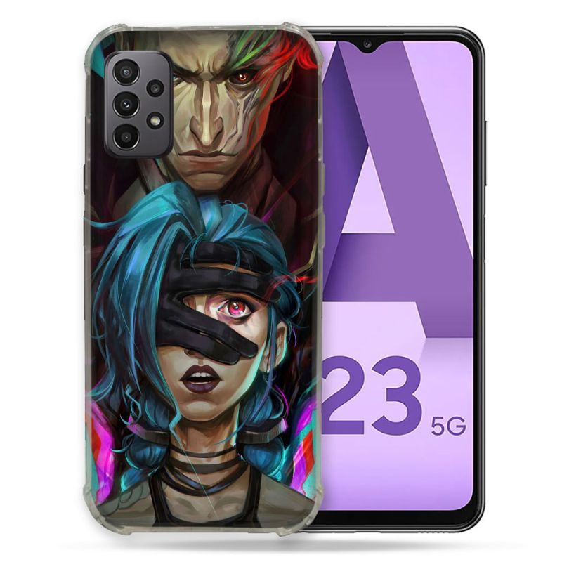 Coque Pour Samsung Galaxy A23 5G Arcane Jynx Bleu