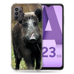 Coque Pour Samsung Galaxy A23 5G Chasse Sanglier bois