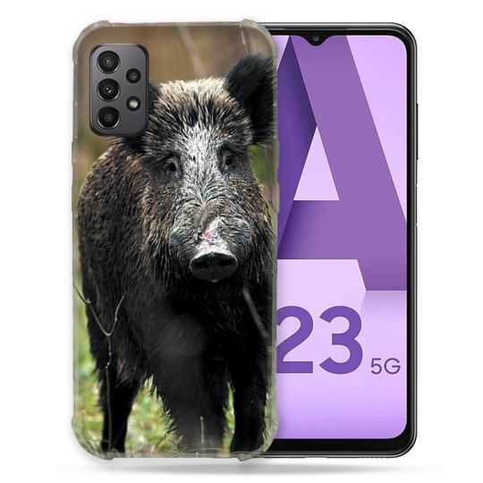 Coque Pour Samsung Galaxy A23 5G Chasse Sanglier bois
