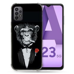 Coque Pour Samsung Galaxy A23 5G Decale Singe Mafia
