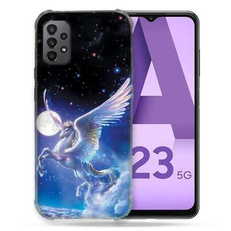 Coque Pour Samsung Galaxy A23 5G Fantastique Licorne Céleste