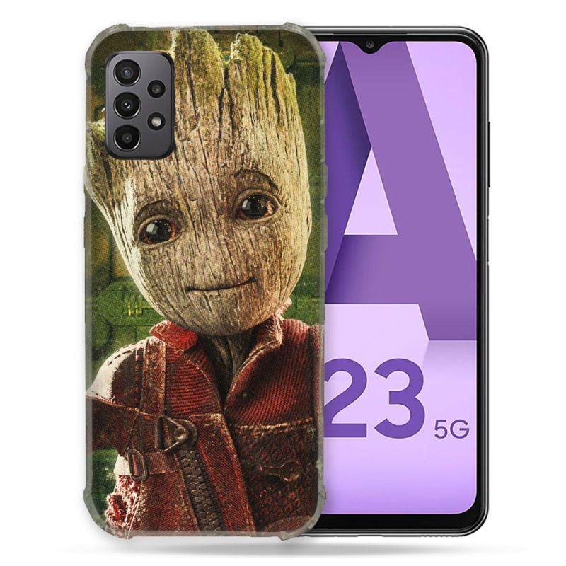 Coque Pour Samsung Galaxy A23 5G Groot Vert