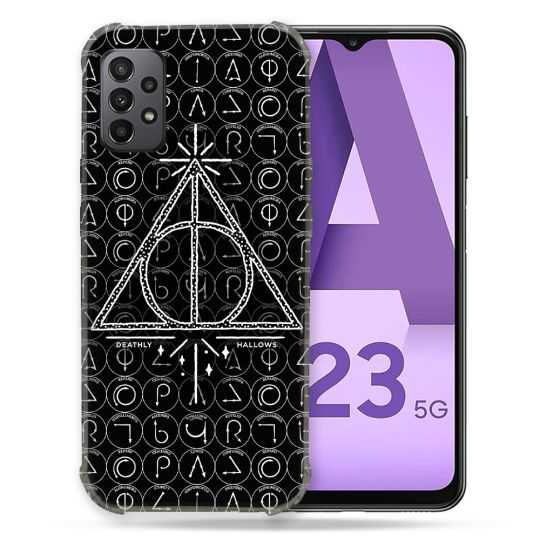 Coque Pour Samsung Galaxy A23 5G Harry Potter Hollows Triangle Noir