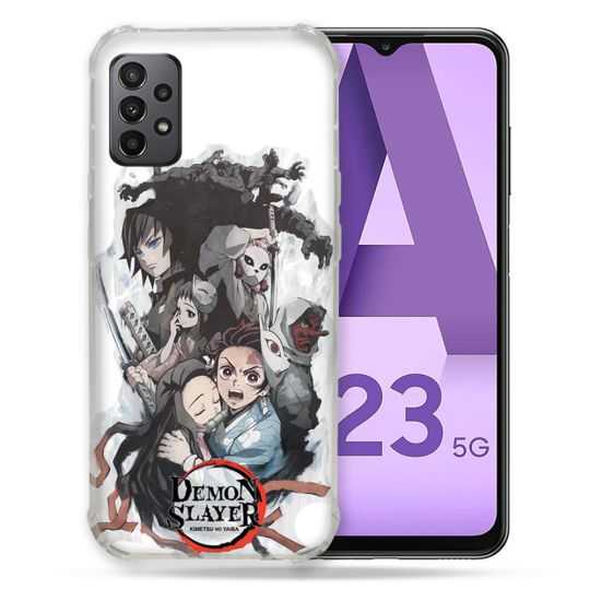 Coque Pour Samsung Galaxy A23 5G Manga Demon Slayer Blanc