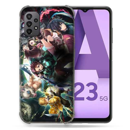 Coque Pour Samsung Galaxy A23 5G Manga Demon Slayer Groupe