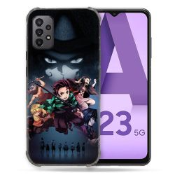Coque Pour Samsung Galaxy A23 5G Manga Demon Slayer Noir