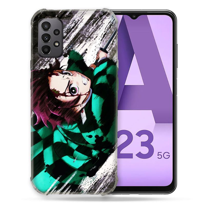 Coque Pour Samsung Galaxy A23 5G Manga Demon Slayer Tanjiro