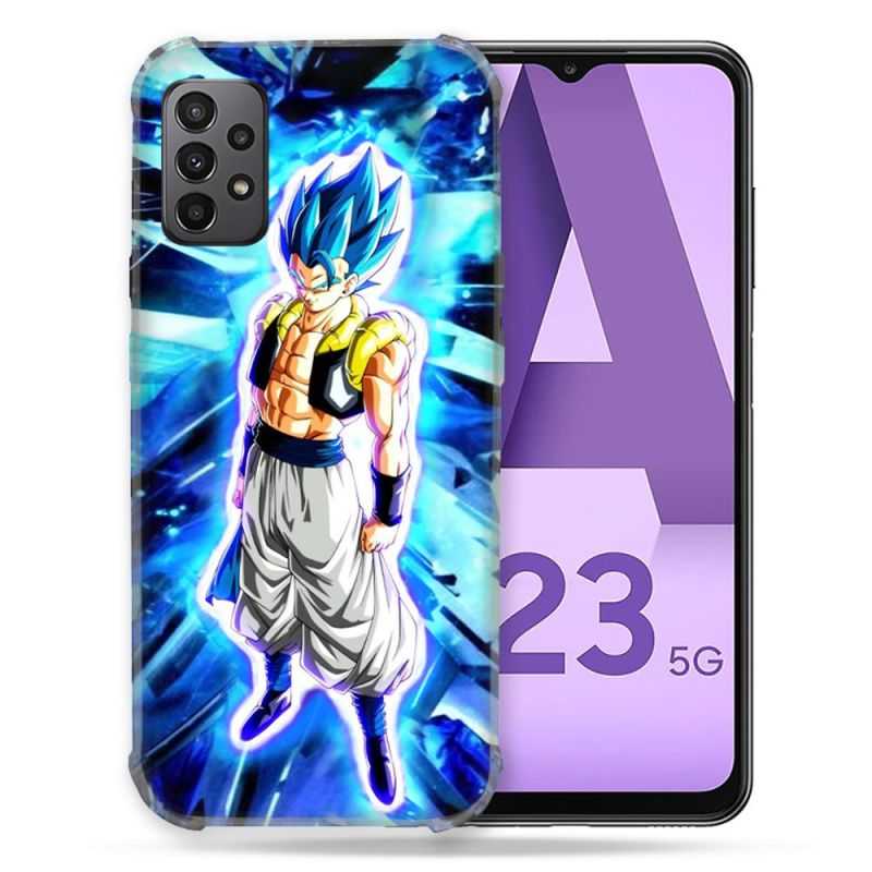 Coque Pour Samsung Galaxy A23 5G Manga Dragon Ball Gogeta Lumiere