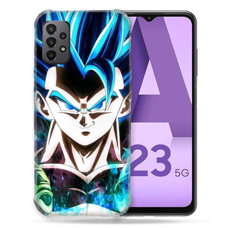 Coque Pour Samsung Galaxy A23 5G Manga Dragon Ball Gogeta Visage