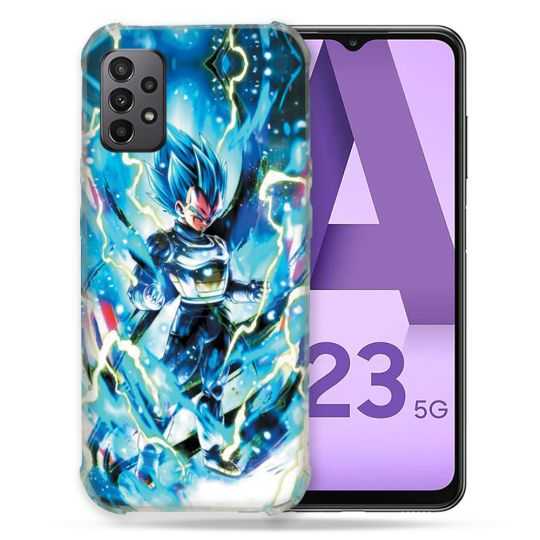 Coque Pour Samsung Galaxy A23 5G Manga Dragon Ball Vegeta Bleu
