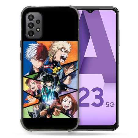 Coque Pour Samsung Galaxy A23 5G Manga My Hero Academia Noir