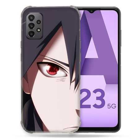 Coque Pour Samsung Galaxy A23 5G Manga Naruto Sasuke visage