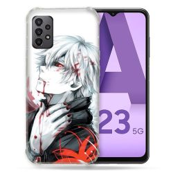 Coque Pour Samsung Galaxy A23 5G Manga Tokyo Ghoul Kaneki Blanc