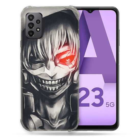Coque Pour Samsung Galaxy A23 5G Manga Tokyo Ghoul Kaneki Noir