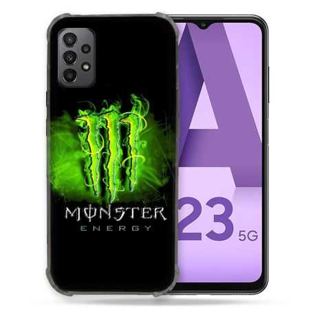 Coque Pour Samsung Galaxy A23 5G Monster Energy Vert