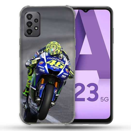 Coque Pour Samsung Galaxy A23 5G Moto Course GP Wheeling 46