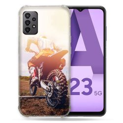Coque Pour Samsung Galaxy A23 5G Moto Cross Soleil