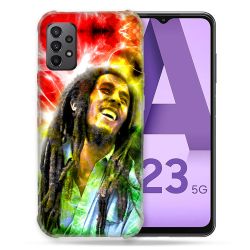 Coque Pour Samsung Galaxy A23 5G Musique Bob Marley Color