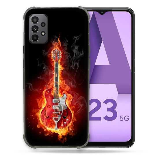 Coque Pour Samsung Galaxy A23 5G Musique Guitare Electrique