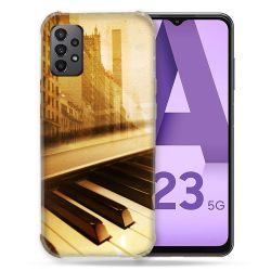 Coque Pour Samsung Galaxy A23 5G Musique Piano Retro
