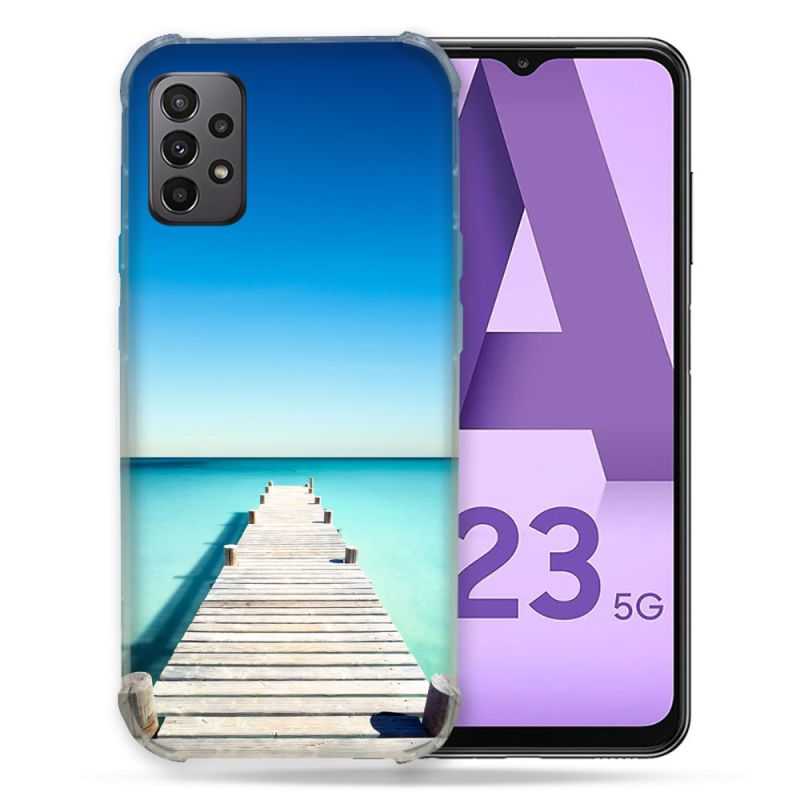 Coque Pour Samsung Galaxy A23 5G Nature Pont Mer