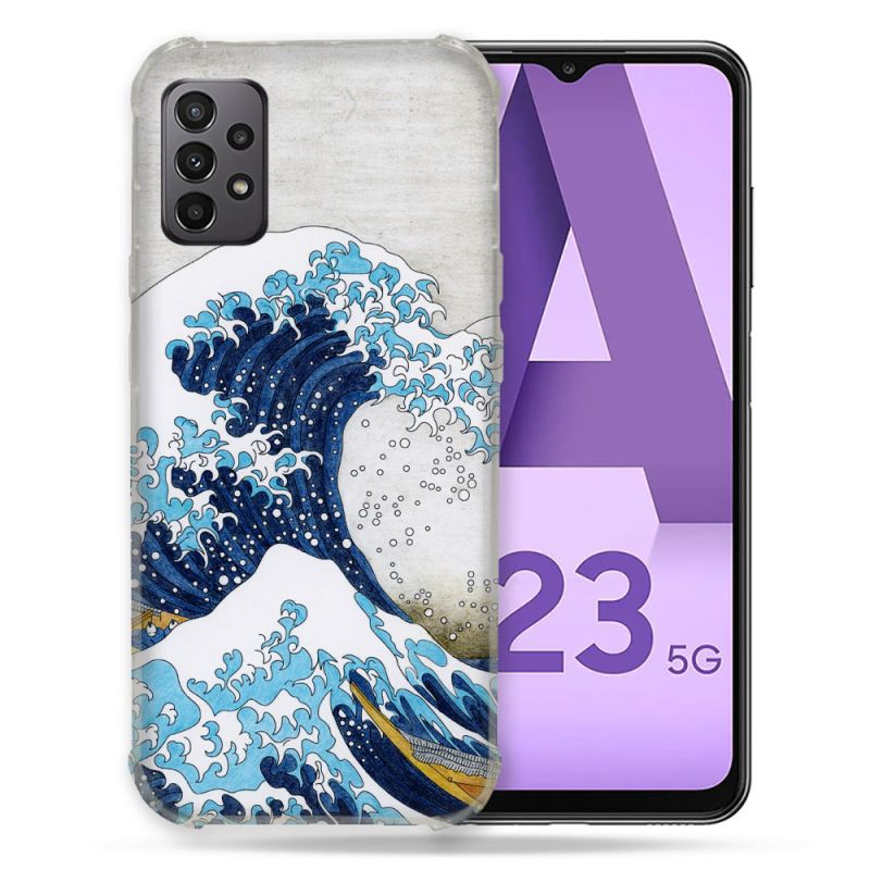 Coque Pour Samsung Galaxy A23 5G Peinture La Grande Vague