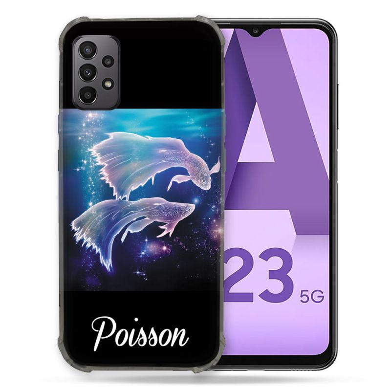 Coque Pour Samsung Galaxy A23 5G Signe Zodiaque 2 Poisson