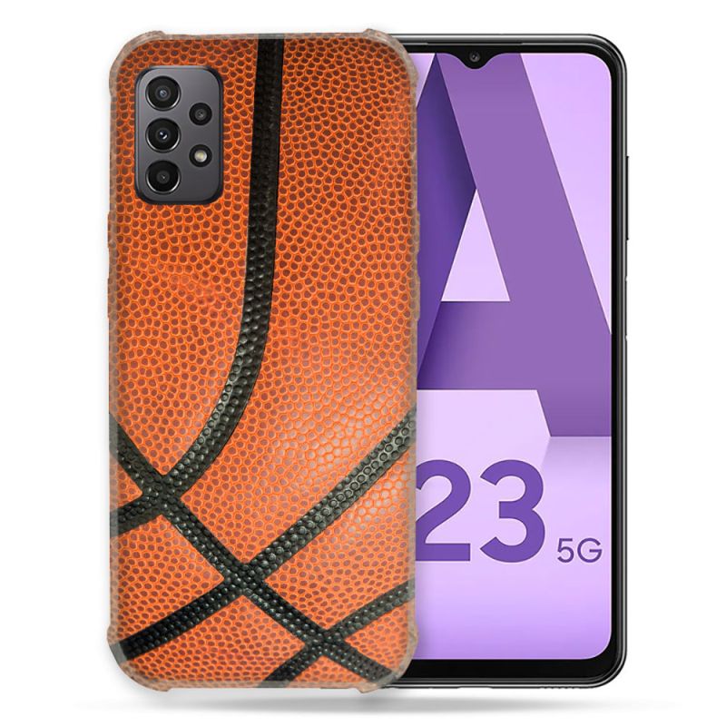 Coque Pour Samsung Galaxy A23 5G Sport Ballon Basket