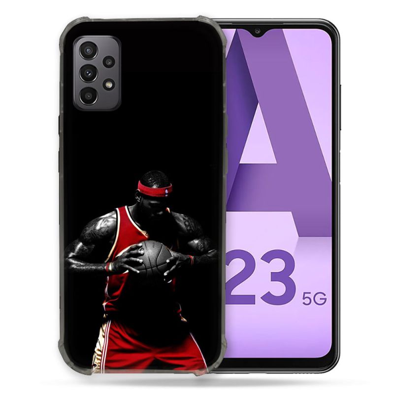 Coque Pour Samsung Galaxy A23 5G Sport Basketeur