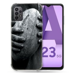 Coque Pour Samsung Galaxy A23 5G Sport Rugby Ballon Vintage