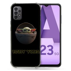 Coque Pour Samsung Galaxy A23 5G Star Wars - Yoda bebe noir