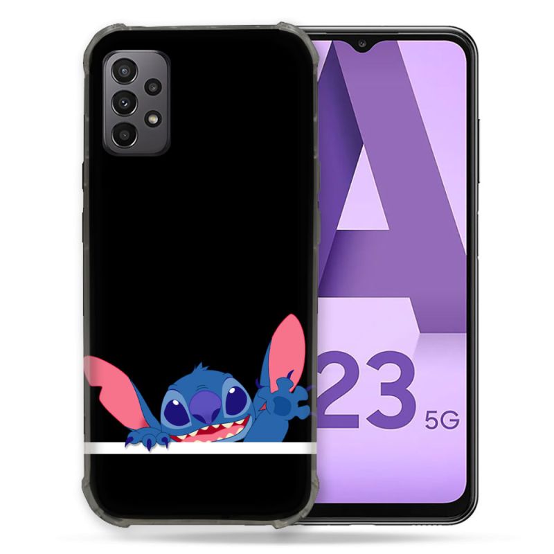 Coque Pour Samsung Galaxy A23 5G Stitch Noir