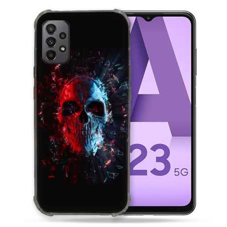 Coque Pour Samsung Galaxy A23 5G Tete de Mort Deflagration