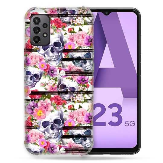 Coque Pour Samsung Galaxy A23 5G Tete de Mort Pattern