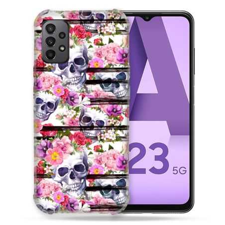 Coque Pour Samsung Galaxy A23 5G Tete de Mort Pattern