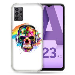 Coque Pour Samsung Galaxy A23 5G Tete de Mort Tag
