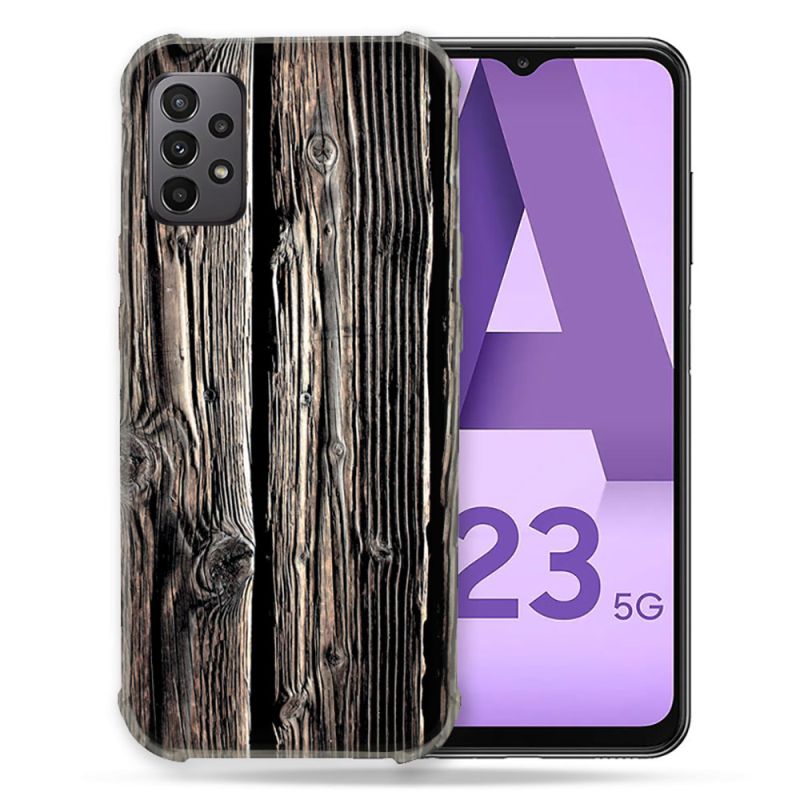 Coque Pour Samsung Galaxy A23 5G Texture Bois