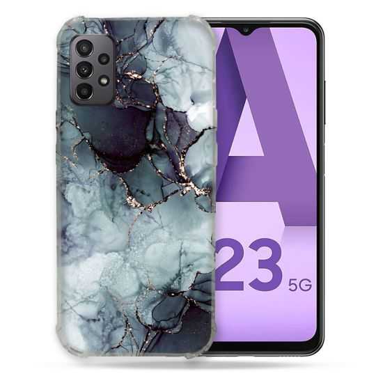 Coque Pour Samsung Galaxy A23 5G Texture Marbre Gris