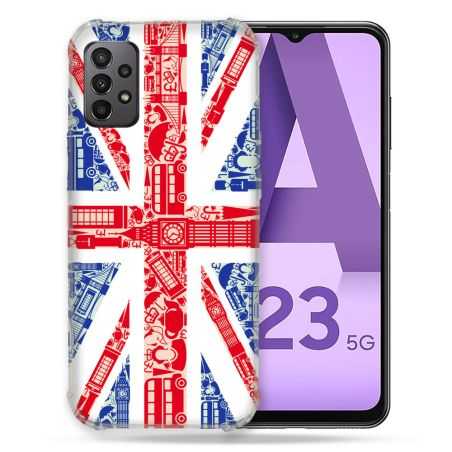 Coque Pour Samsung Galaxy A23 5G Voyage Angleterre Blanc