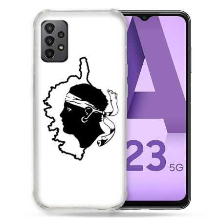 Coque Pour Samsung Galaxy A23 5G Voyage Corse Blanc